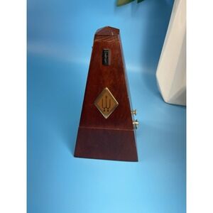Vintage Wittner Metronome Wood Windup Made In Germany.Works Perfectly